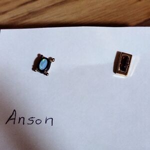 Anson and unmarked tie tacks